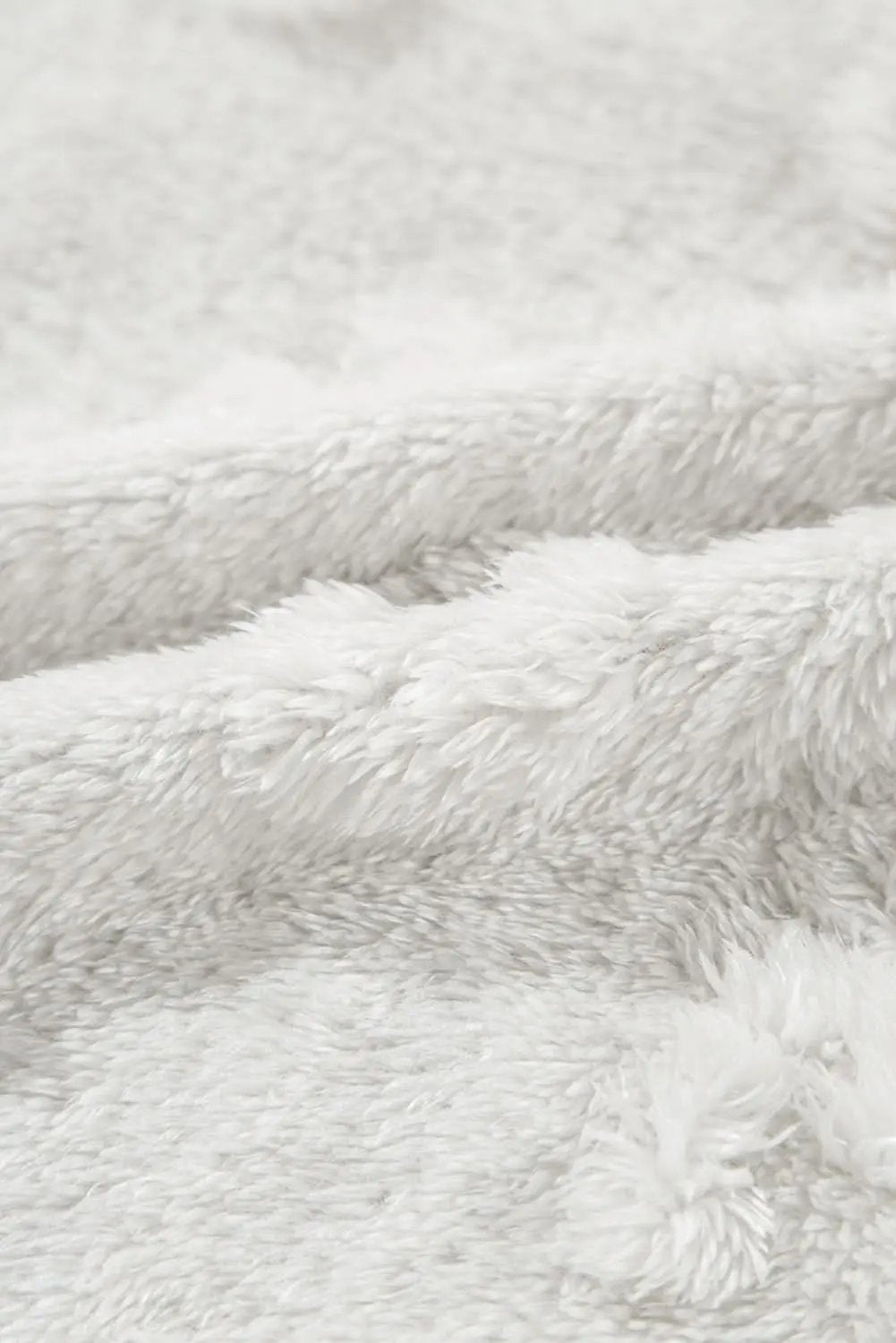 Light grey leopard fleece lounge set - Love Salve